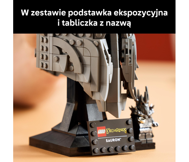 LEGO ICONS 11373 Władca pierścieni: Hełm Saurona - 1489542 - zdjęcie 6